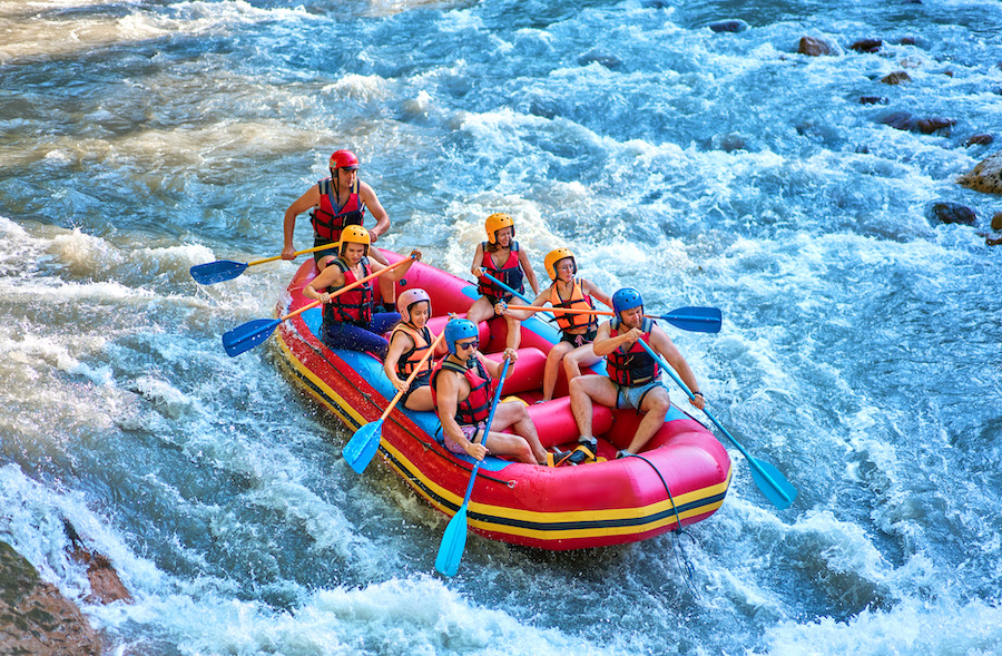 Whitewater rafting in Colorado