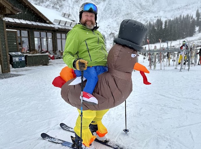 Skiing at A Basin on Thanksgiving